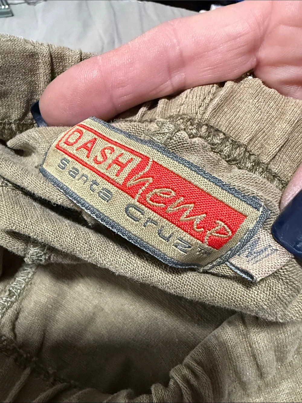 Dash Hemp Santa Cruz Natural Tan Hemp Drawstring Lounge Pants Size Men's M